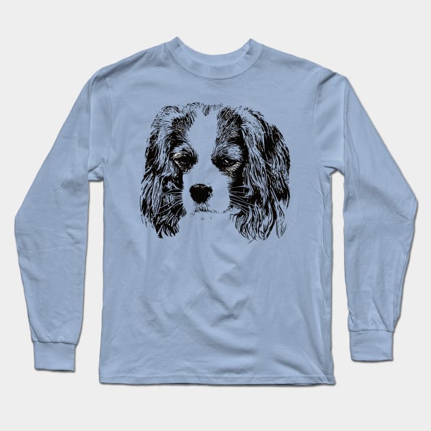 Cavalier King Charles Spaniel Long Sleeve T-Shirt by DoggyStyles